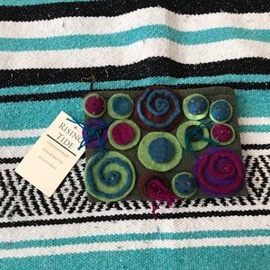 Rising tide makeup pouch or clutch